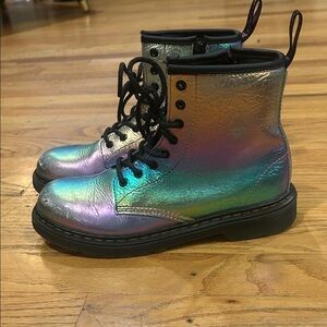 Dr Martens Iridescent Boots - kids - GUC